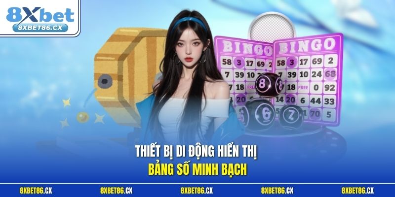 Thiết bị di động hiển thị bảng số minh bạch
